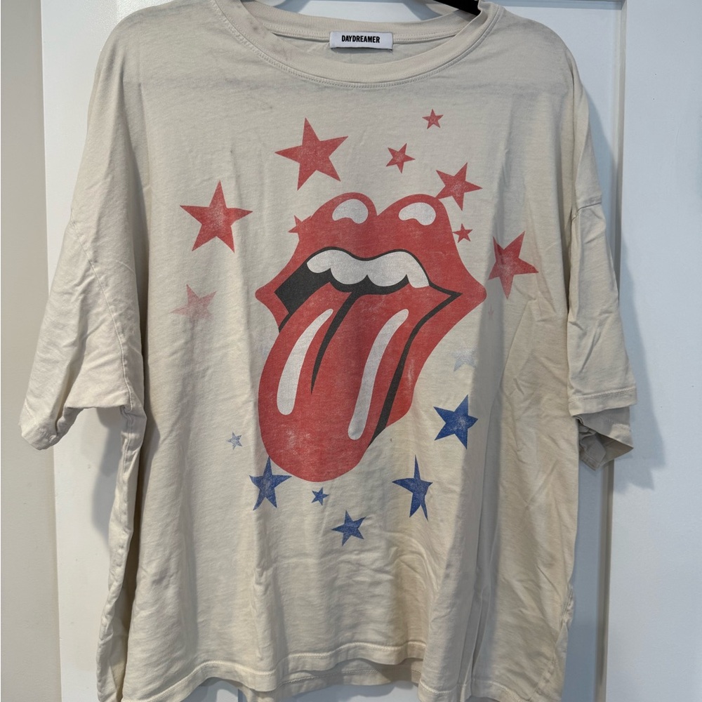 Daydreamer Cream Rolling Stones O/S tee